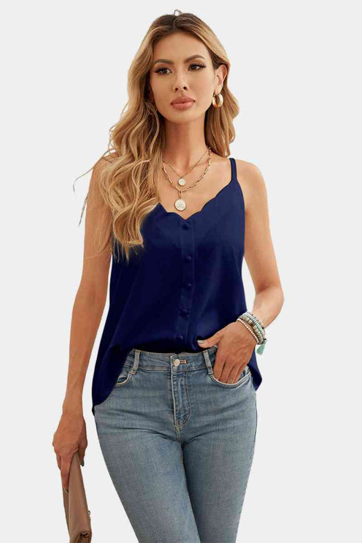 Button down CamisoleTop | 1mrk.com