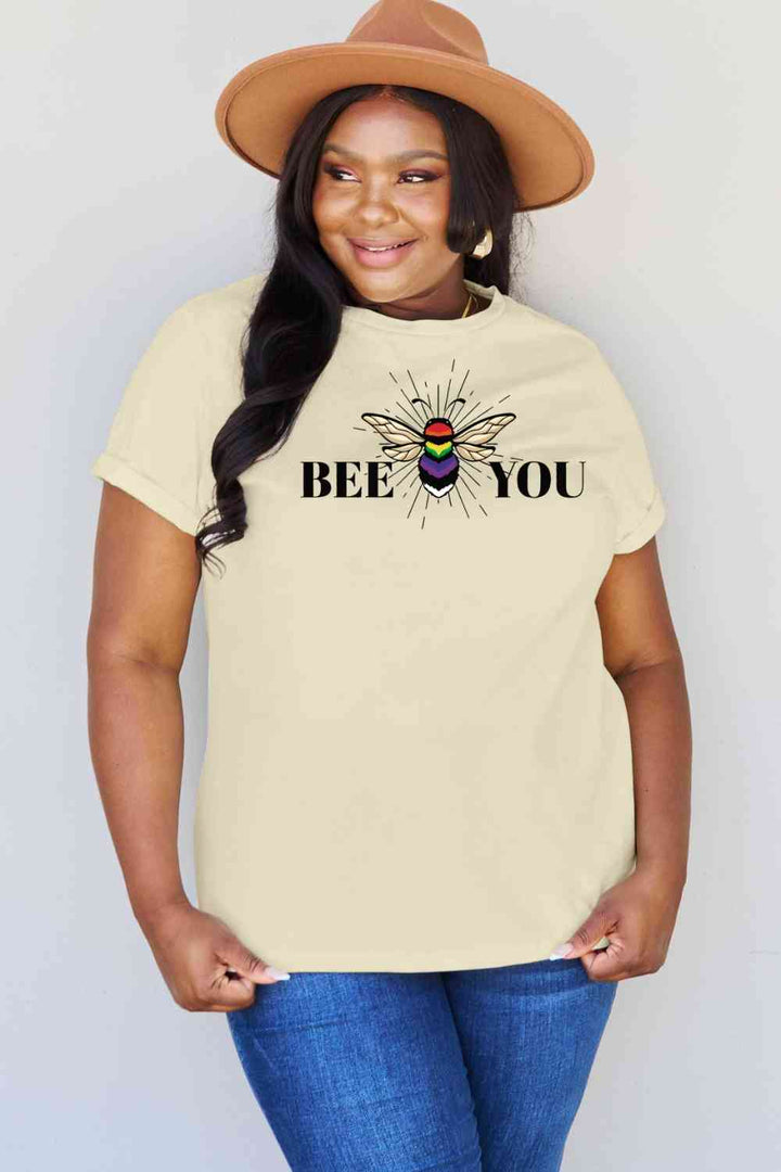 Simply Love Full Size BEE YOU Graphic T-Shirt | 1mrk.com