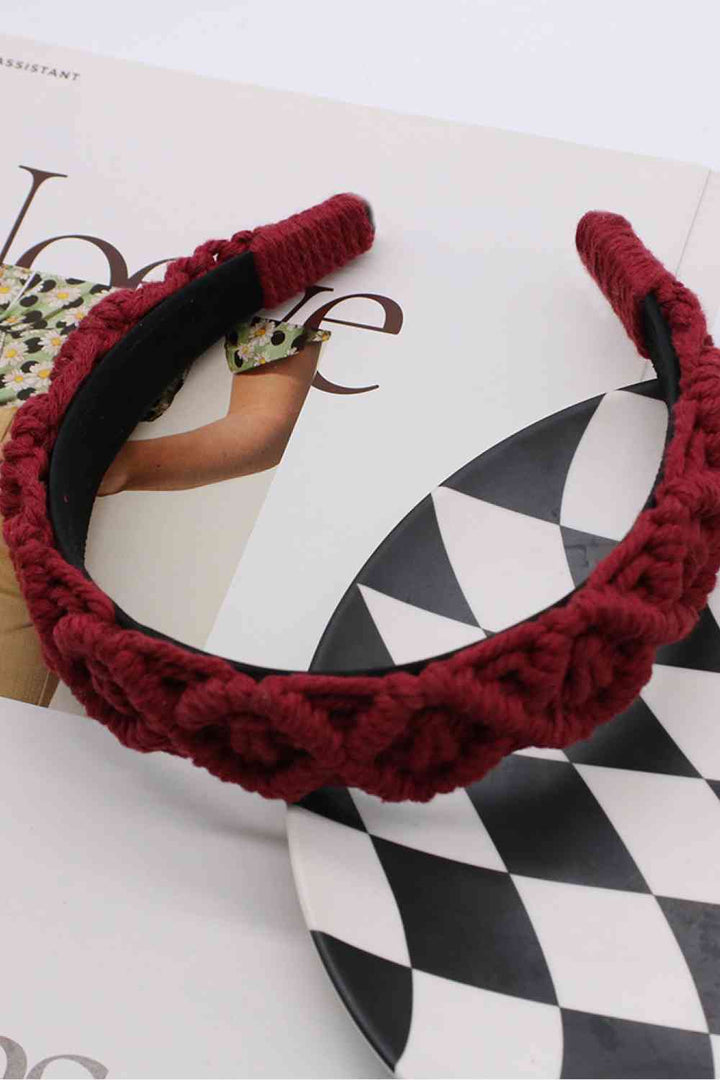 Can't Stop Your Shine Macrame Headband |1mrk.com