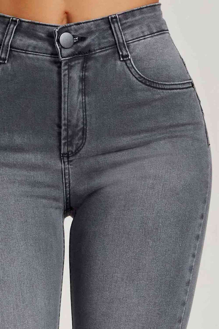 Buttoned Skinny Jeans | 1mrk.com