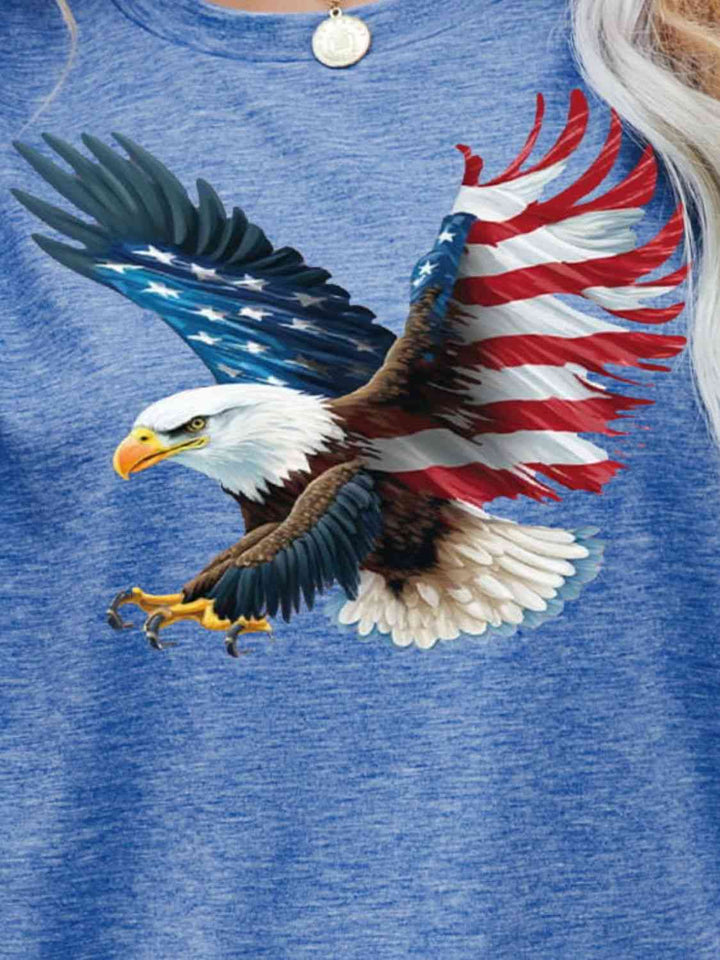 US Flag Eagle Graphic Tee | 1mrk.com