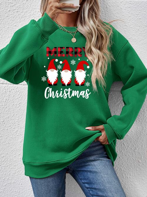 MERRY CHRISTMAS Long Sleeve Sweatshirt |1mrk.com