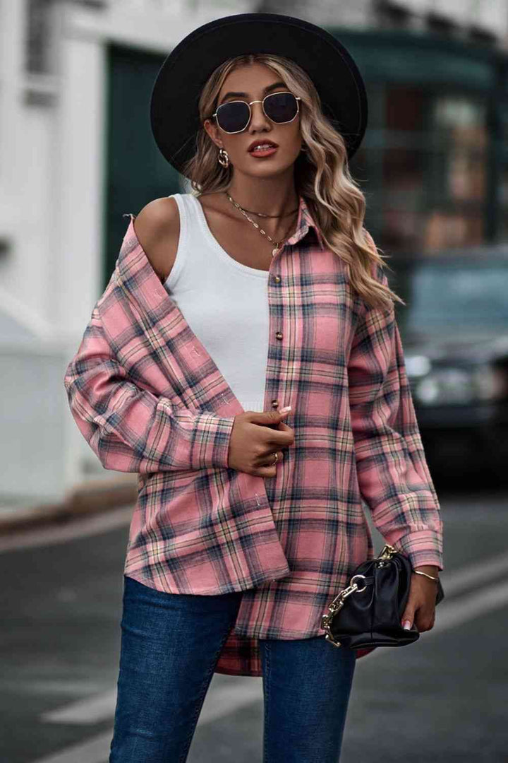 Plaid Long Sleeve Shirt |1mrk.com