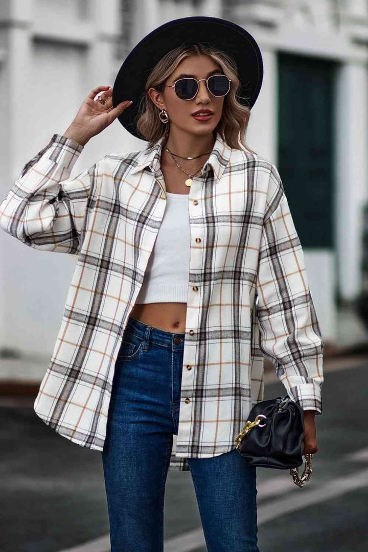 Plaid Long Sleeve Shirt |1mrk.com