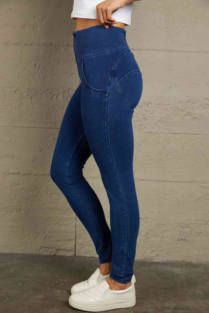 Baeful High Waist Zip Up Skinny Long Jeans |1mrk.com