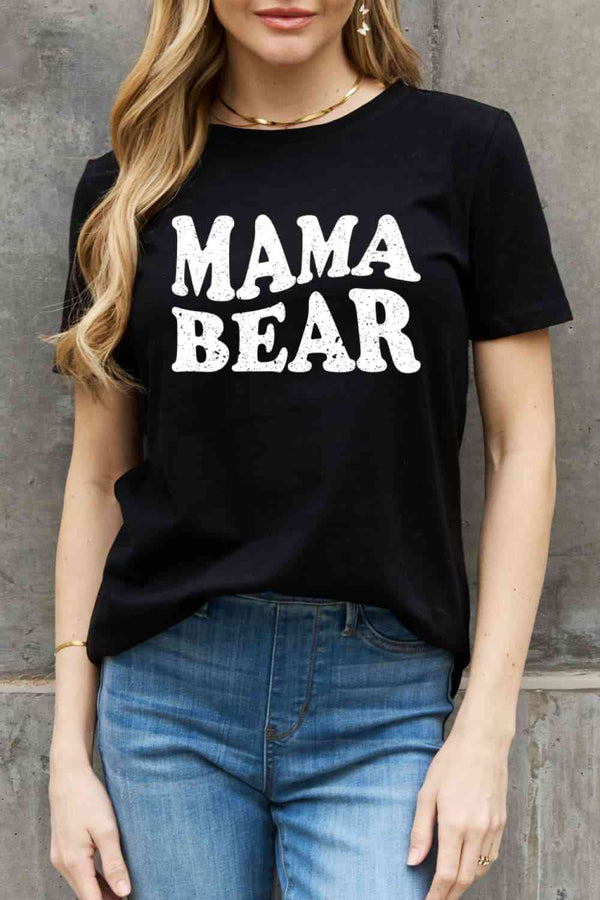 Simply Love MAMA BEAR Graphic Cotton Tee | 1mrk.com