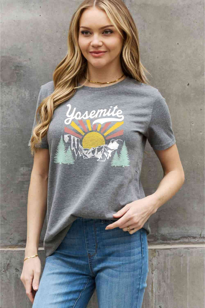 Simply Love Full Size YOSEMITE Graphic Cotton Tee | 1mrk.com