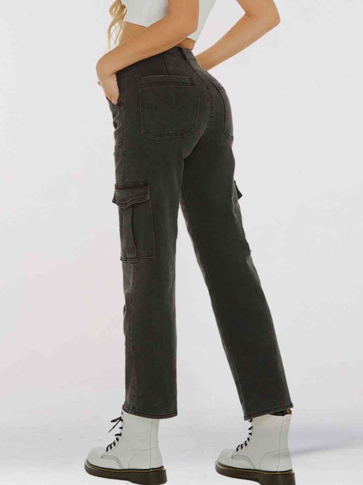 Straight Leg Jeans with Pockets | 1mrk.com