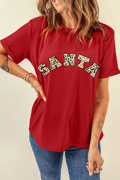 SANTA Graphic Short Sleeve T-Shirt | 1mrk.com