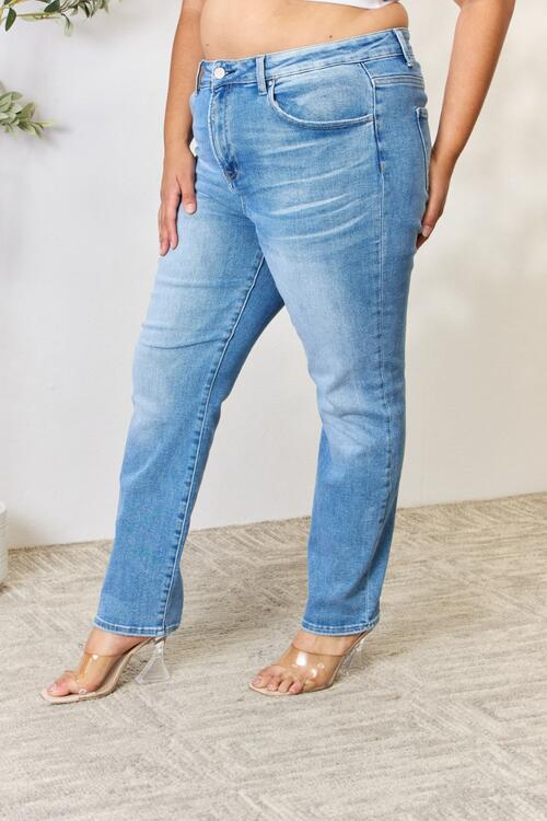 RISEN Full Size Mid Rise Skinny Jeans | 1mrk.com