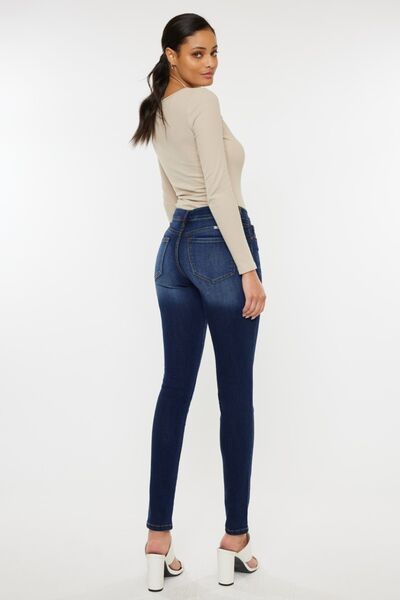 Kancan Mid Rise Gradient Skinny Jeans |1mrk.com