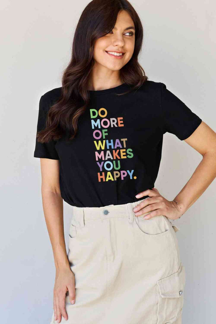 Simply Love Full Size Slogan Graphic T-Shirt | 1mrk.com