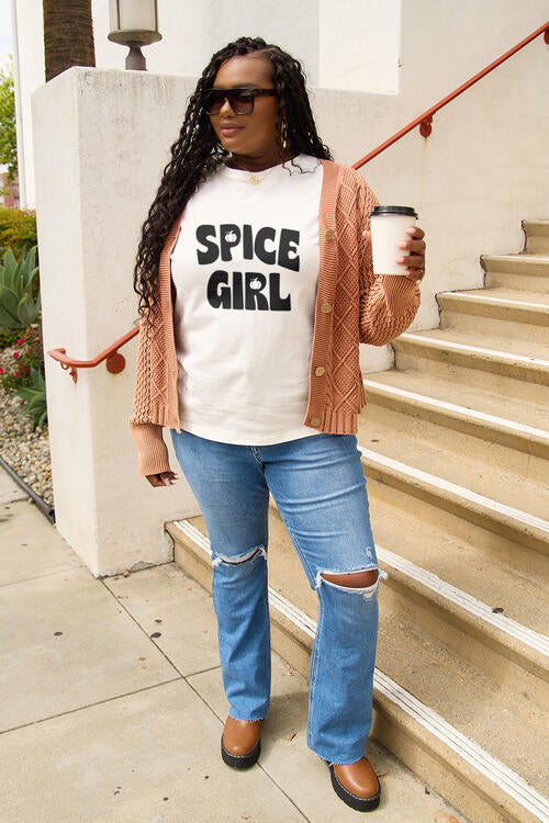 Simply Love Full Size SPICE GIRL Short Sleeve T-Shirt | 1mrk.com