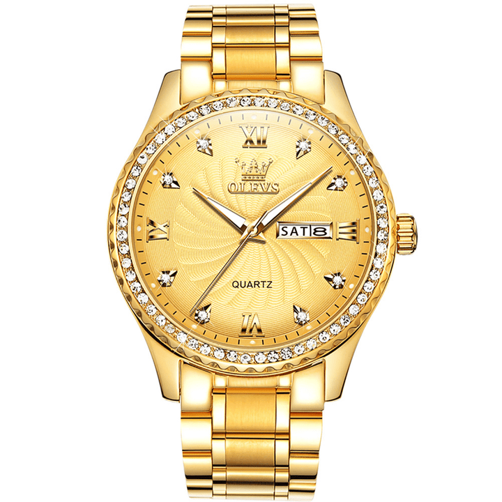 OLEVS 5565 Watches Men Fashion Casual Quartz Wrist Watch | 1mrk.com