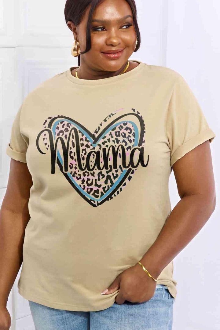 Simply Love Full Size MAMA Graphic Cotton Tee | 1mrk.com