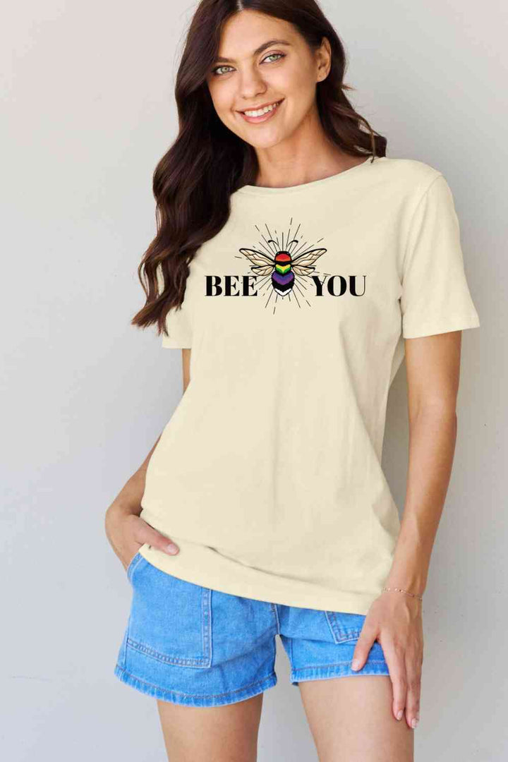 Simply Love Full Size BEE YOU Graphic T-Shirt | 1mrk.com