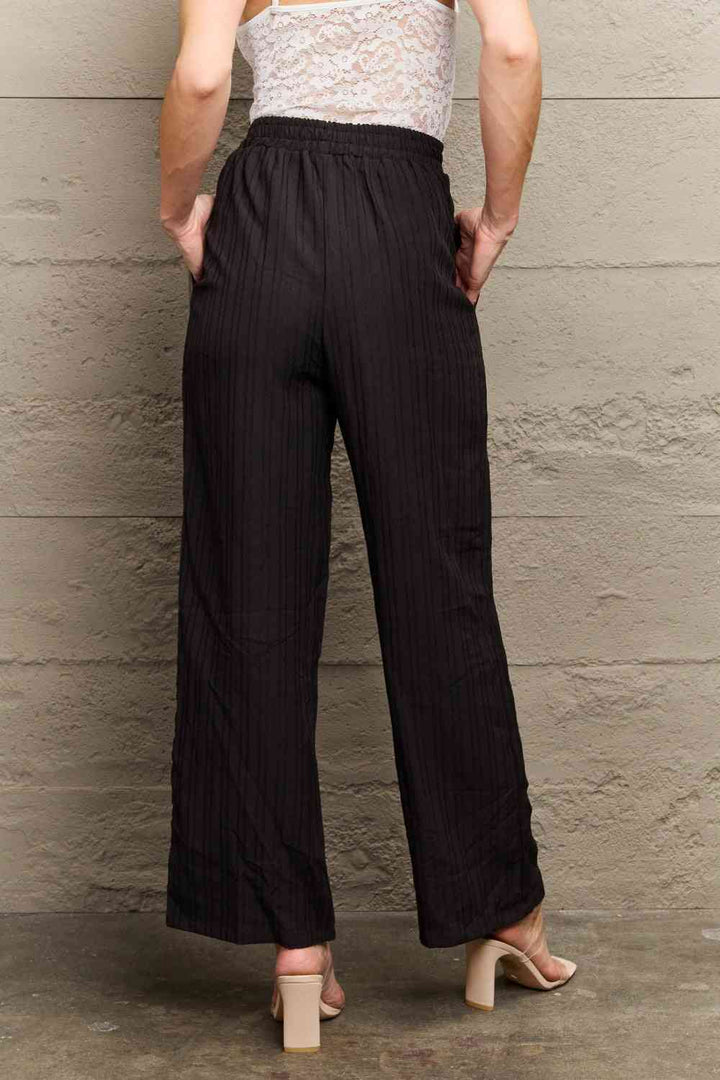 Tie Waist Long Pants | 1mrk.com
