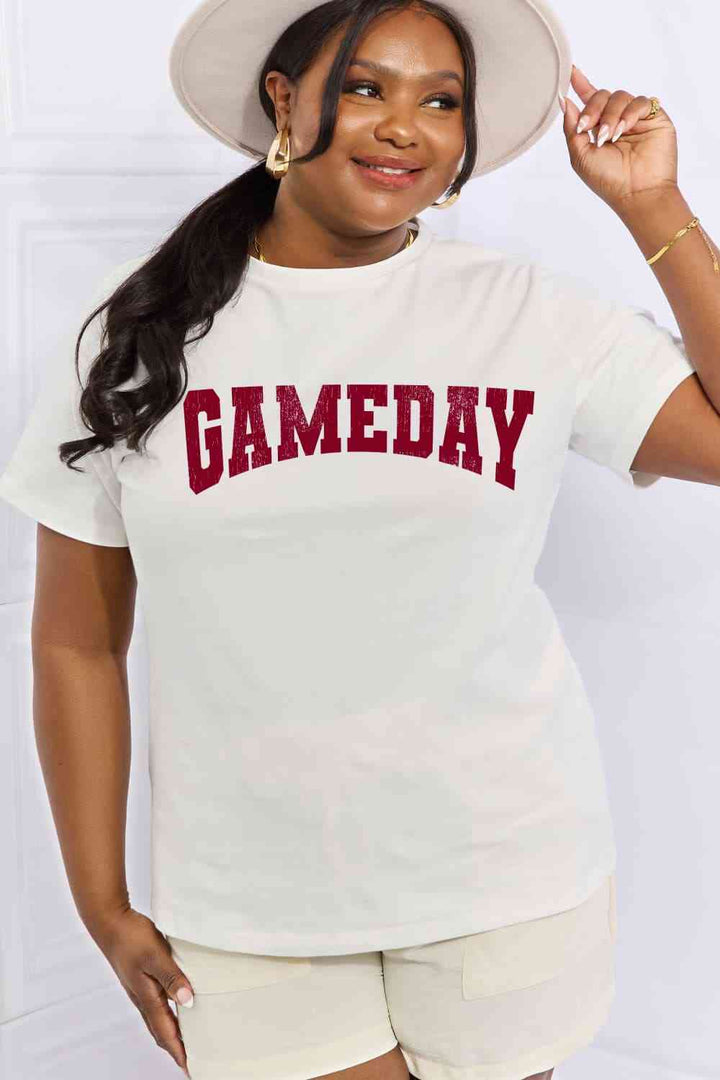 Simply Love Full Size GAMEDAY Graphic Cotton Tee | 1mrk.com