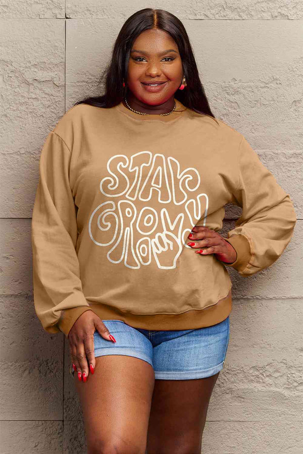 Simply Love Full Size Graphic Sweatshirt |1mrk.com