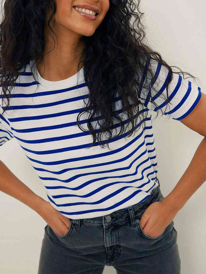 Striped Short Sleeve T-Shirt | 1mrk.com