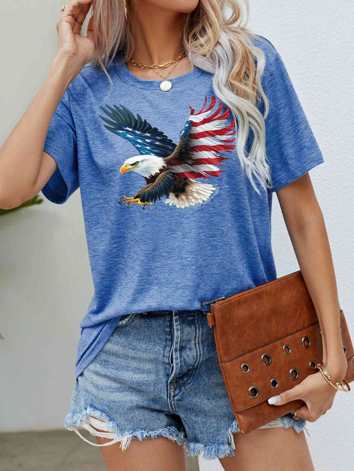 US Flag Eagle Graphic Tee | 1mrk.com