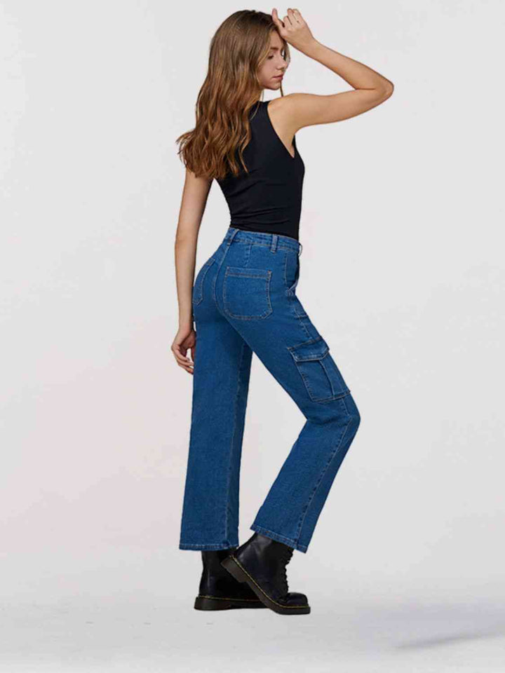 Straight Leg Jeans with Pockets | 1mrk.com