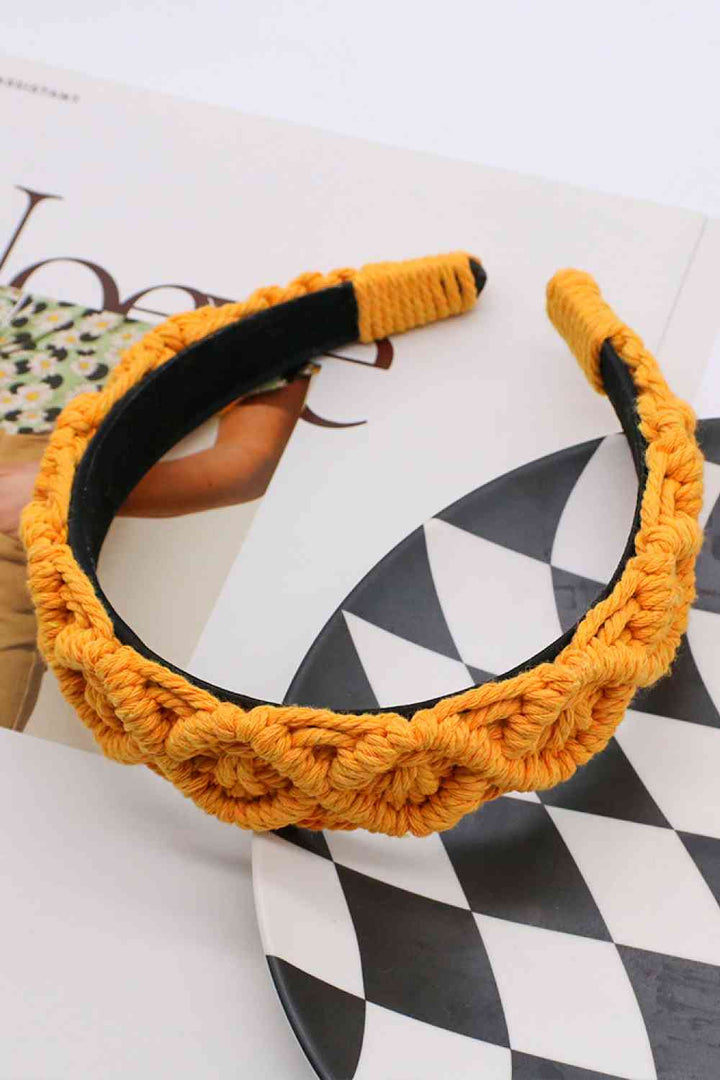 Can't Stop Your Shine Macrame Headband |1mrk.com