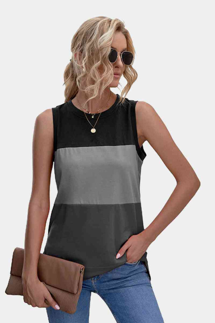 Color Block Tank Top | 1mrk.com