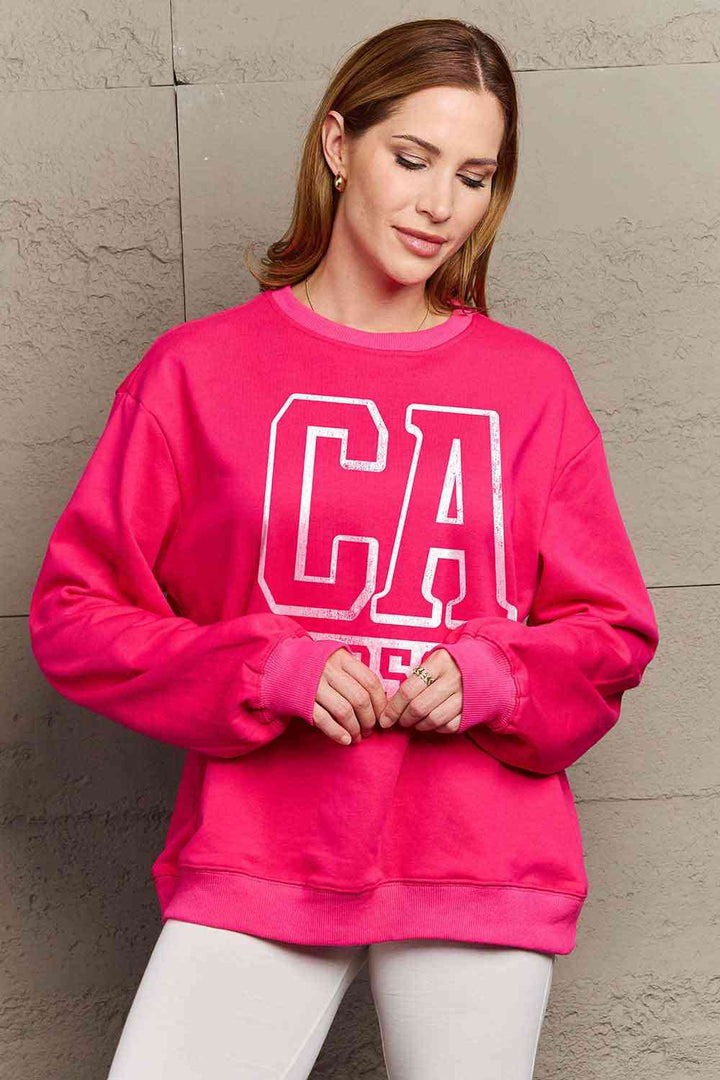 Simply Love Simply Love Full Size GA 1850 Graphic Sweatshirt |1mrk.com