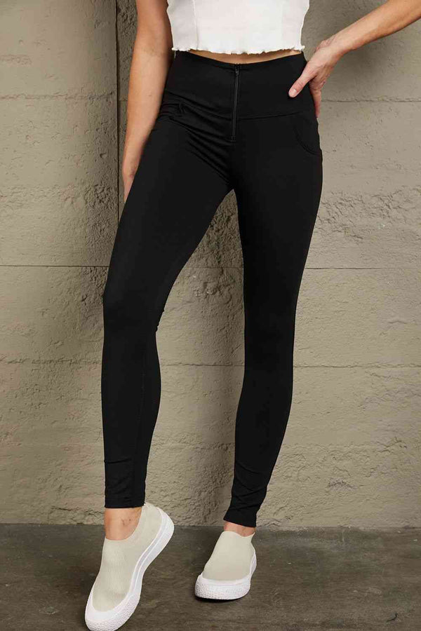 Baeful Zip Detail Skinny Long Jeans | 1mrk.com