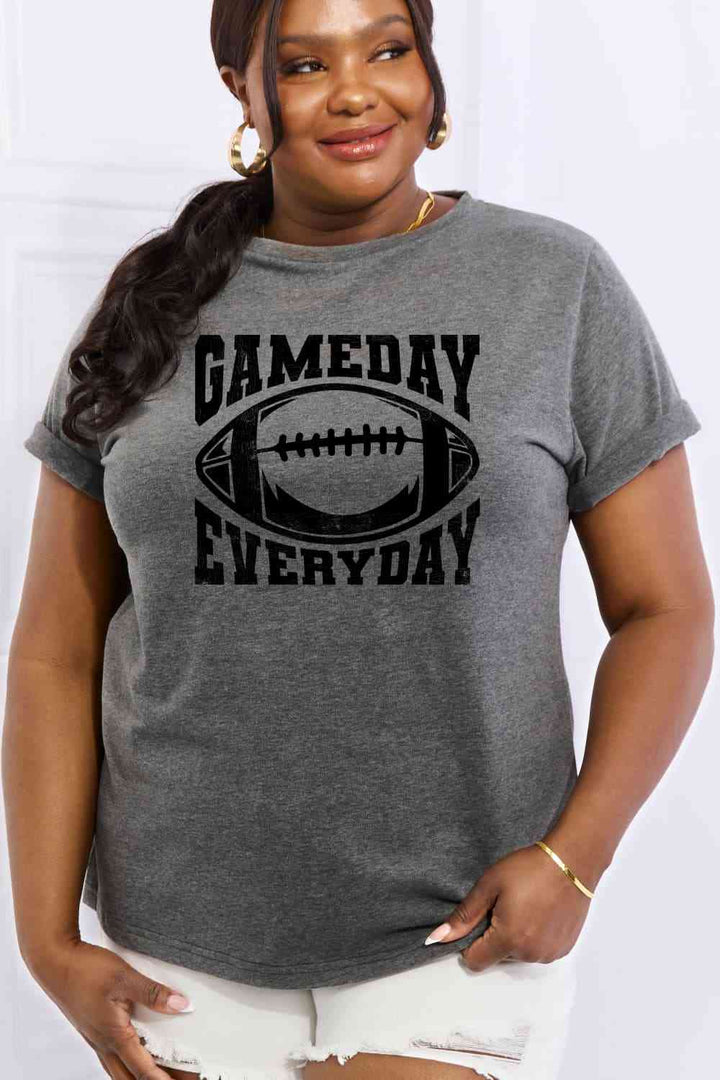 Simply Love Full Size GAMEDAY EVERYDAY Graphic Cotton Tee | 1mrk.com