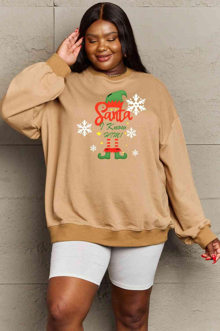 Simply Love Full Size Graphic Round Neck Sweatshirt |1mrk.com