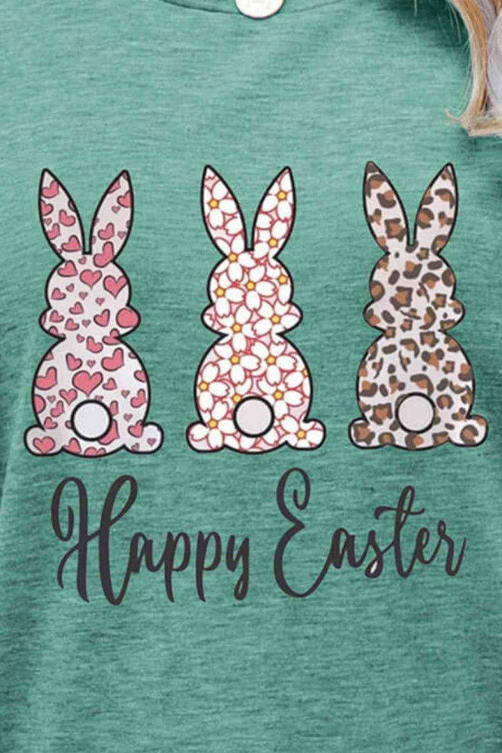 HAPPY EASTER Graphic Short Sleeve Tee | 1mrk.com