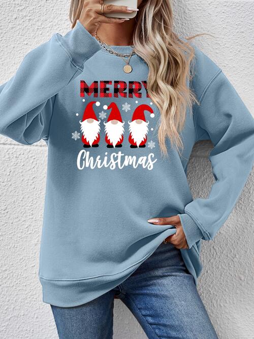 MERRY CHRISTMAS Long Sleeve Sweatshirt |1mrk.com