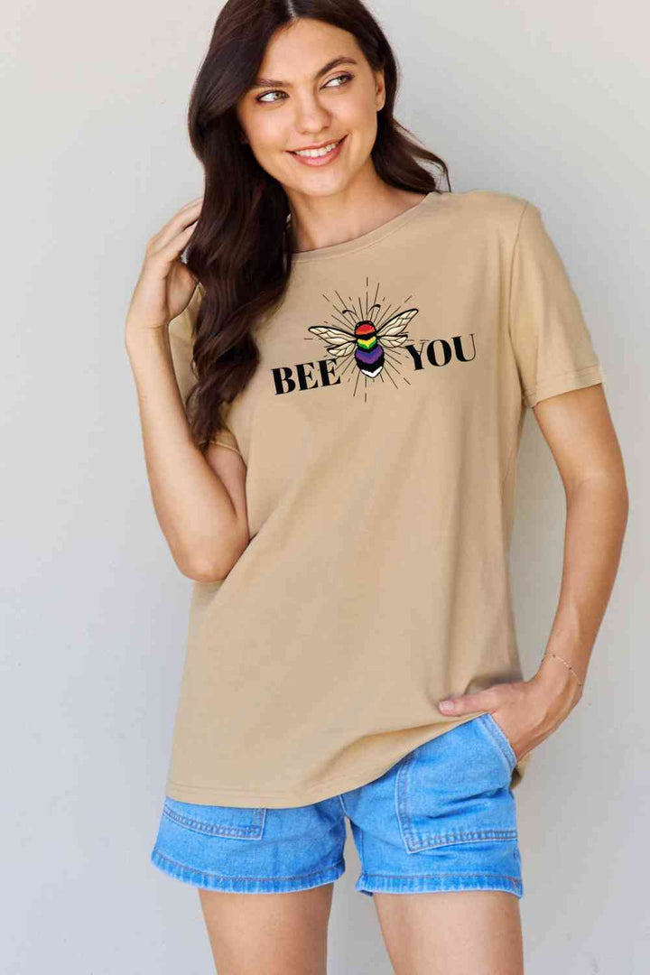 Simply Love Full Size BEE YOU Graphic T-Shirt | 1mrk.com