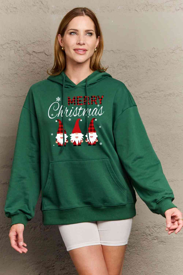 Simply Love Full Size MERRY CHRISTMAS Graphic Hoodie | 1mrk.com