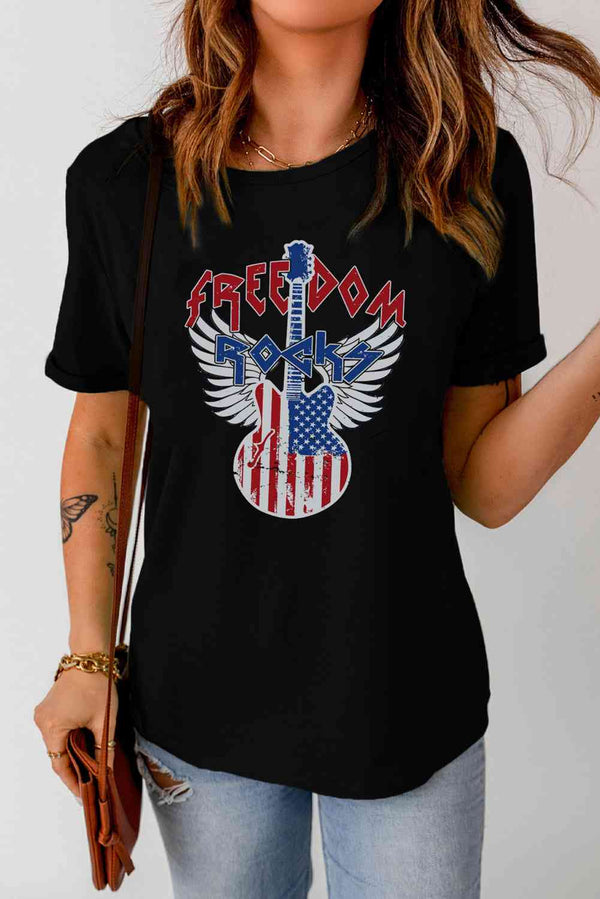 FREEDOM ROCKY Graphic Short Sleeve Tee | 1mrk.com