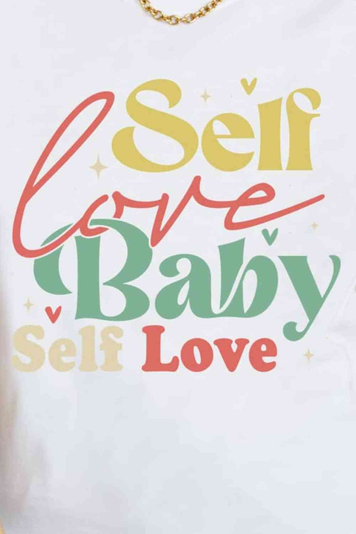 Simply Love SELF LOVE BABY SELF LOVE Graphic Cotton T-Shirt | 1mrk.com