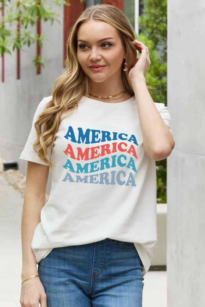 Simply Love AMERICA Graphic Cotton Tee | 1mrk.com