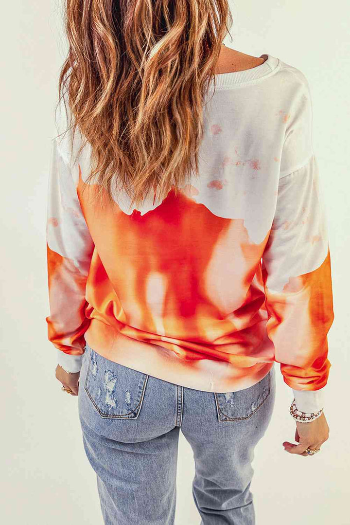 Halloween Theme Round Neck Short Sleeve Sweatshirt |1mrk.com