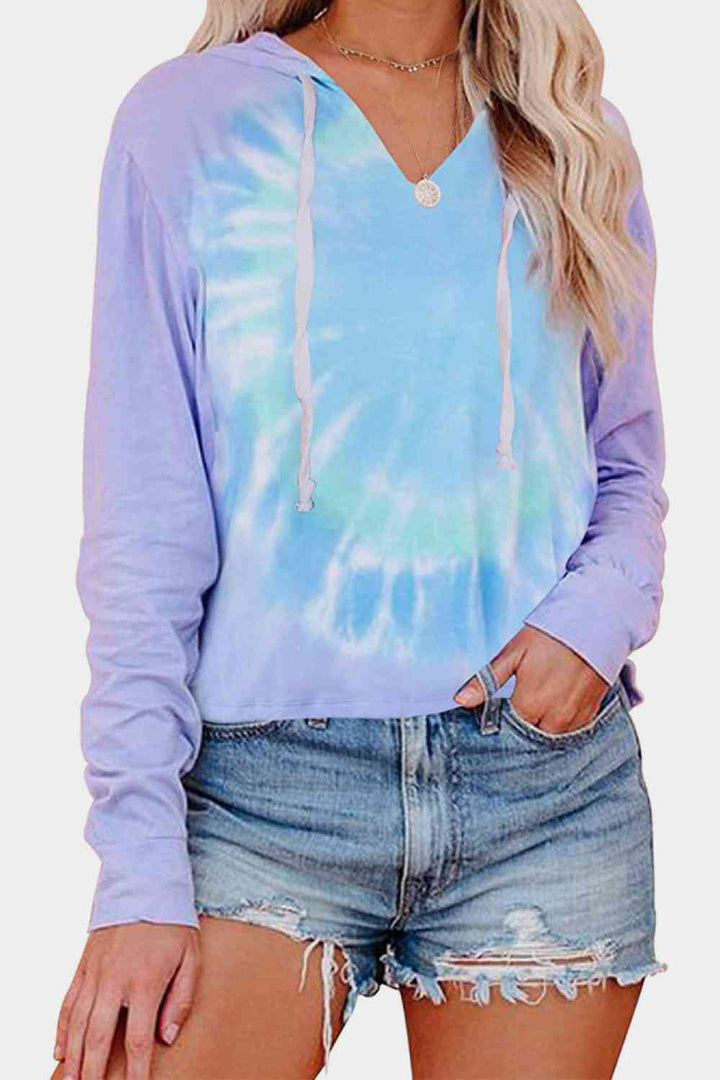 Tie-Dye Drawstring Hoodie | 1mrk.com