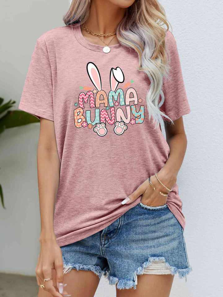 MAMA BUNNY Easter Graphic Short Sleeve Tee | 1mrk.com