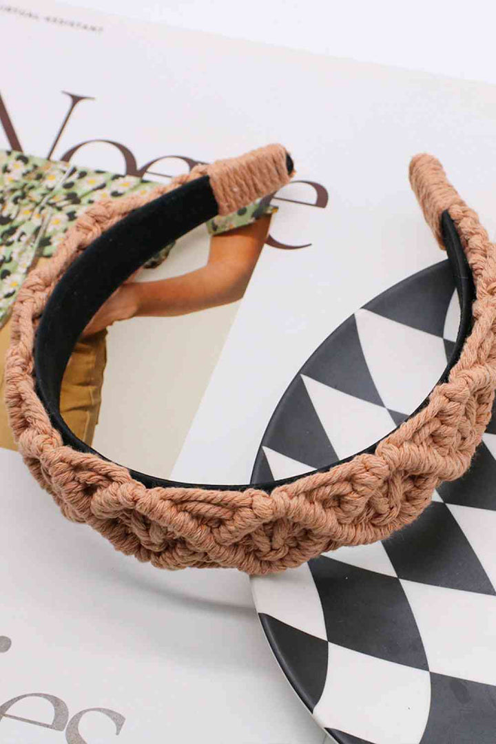 Can't Stop Your Shine Macrame Headband |1mrk.com