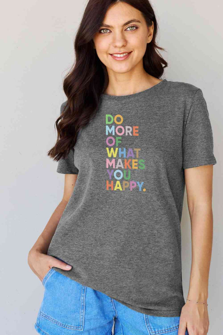 Simply Love Full Size Slogan Graphic T-Shirt | 1mrk.com