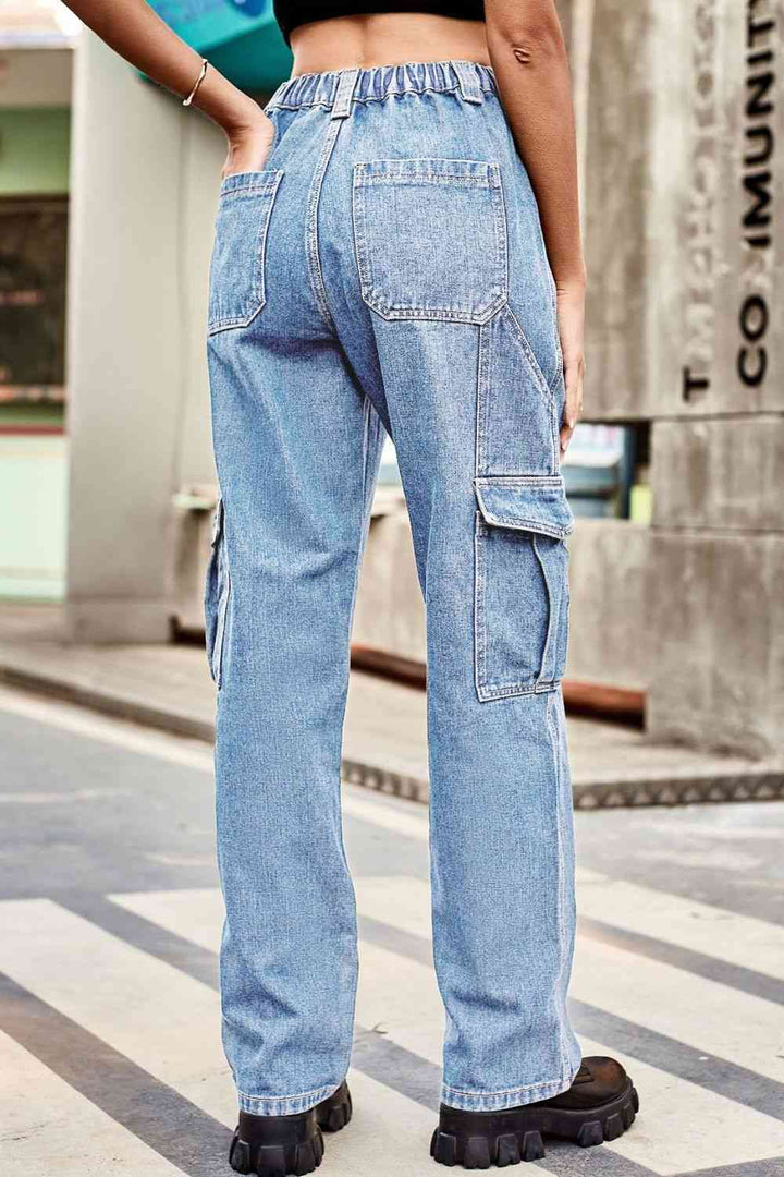 Loose Fit Long Pants with Pockets | 1mrk.com