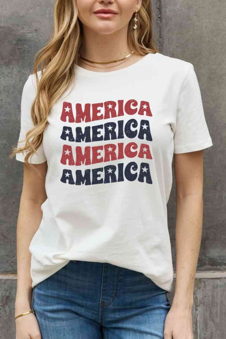 Simply Love AMERICA Graphic Cotton Tee | 1mrk.com