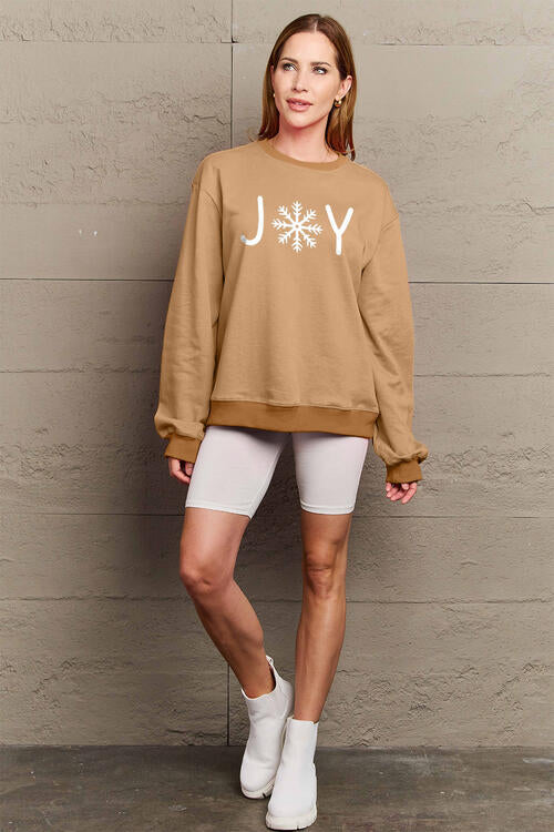 Simply Love Full Size Graphic Long Sleeve Sweatshirt |1mrk.com