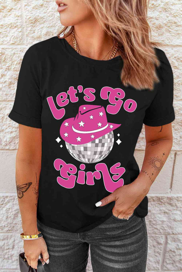 LET'S GO GIRLS Graphic Tee Shirt | 1mrk.com