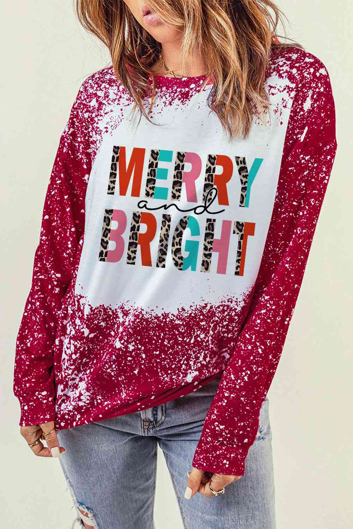 MERRY AND BRIGHT Graphic T-Shirt | 1mrk.com