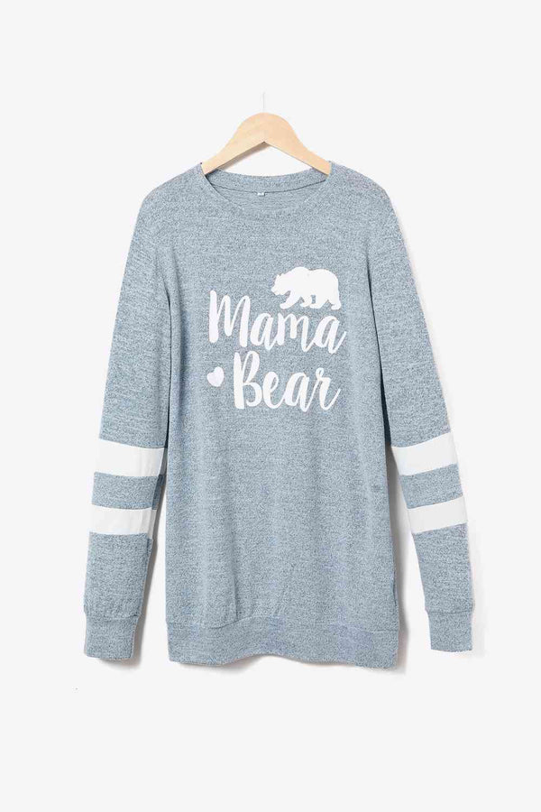 Bear Graphic Raglan Sleeve Top |1mrk.com